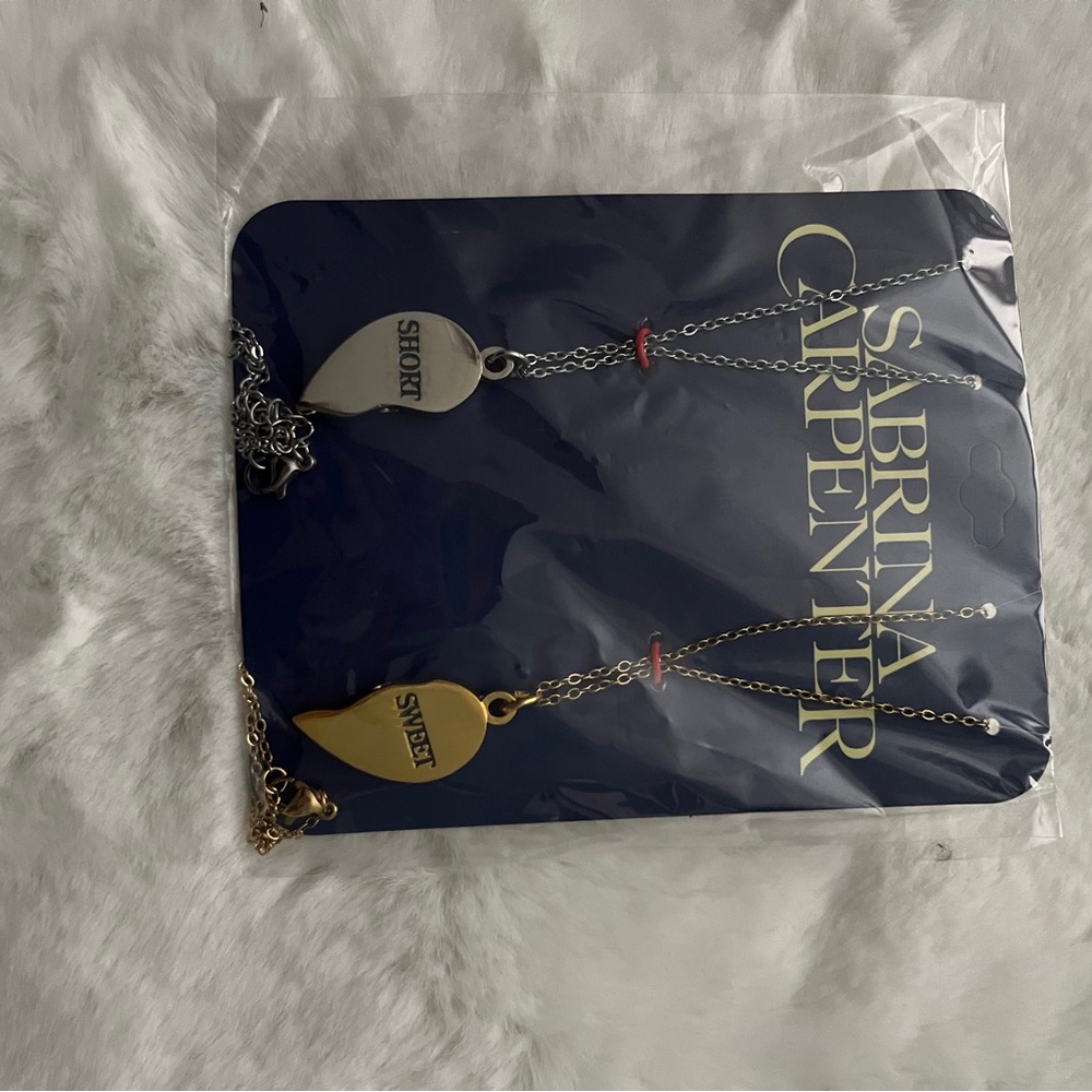 Sabrina Carpenter Sweet and Short Necklaces